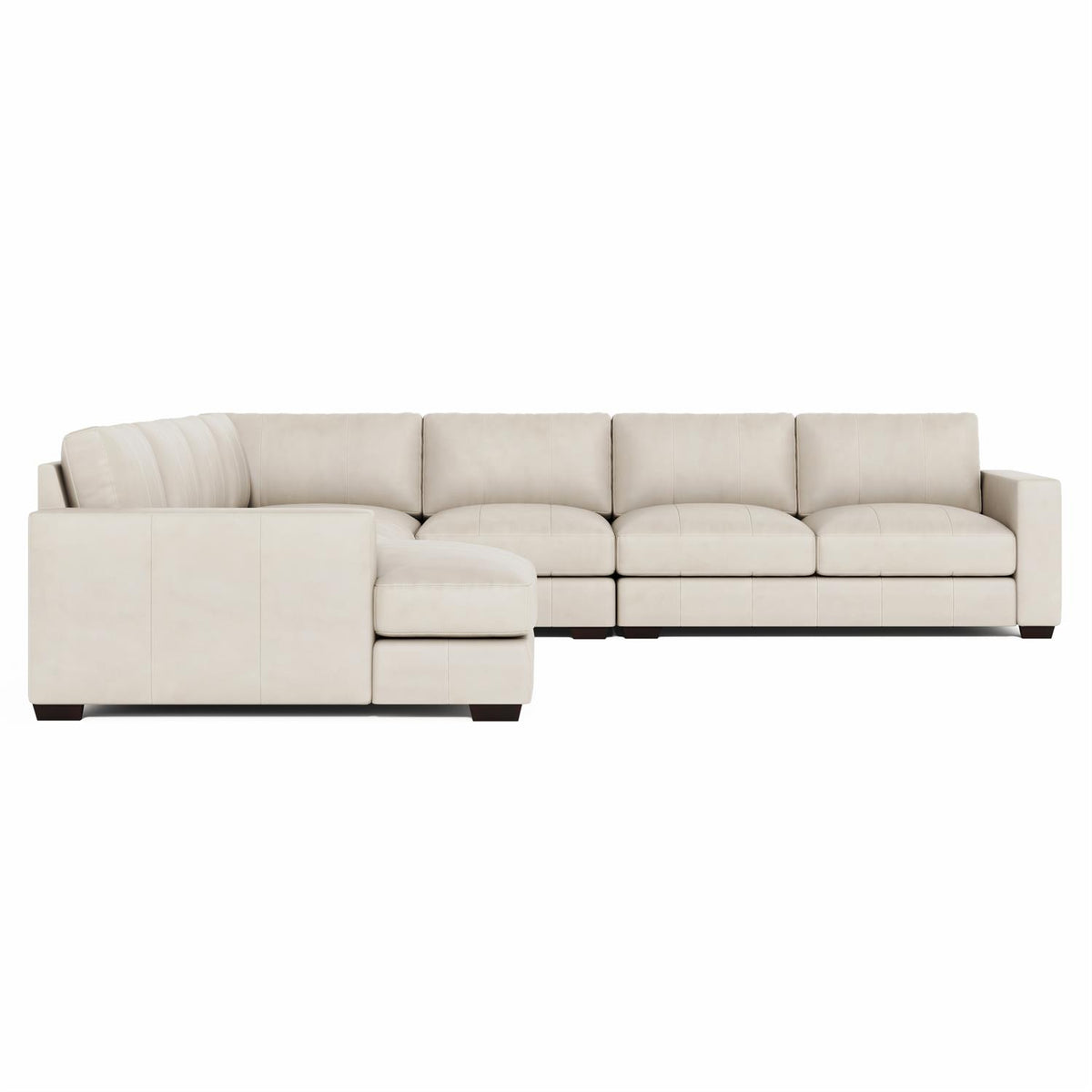 Dawkins Leather Sectional
