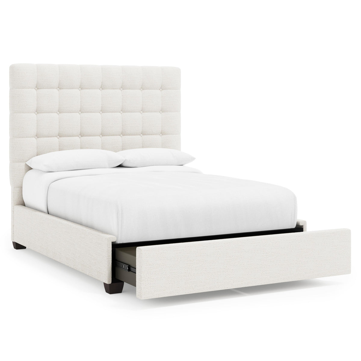 Avery Fabric Storage Panel Bed Queen (66" H) Queen