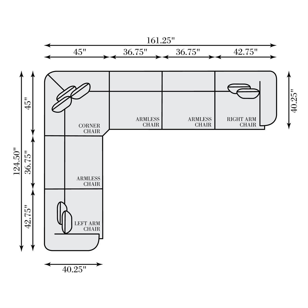 Sylvio Fabric Sectional
