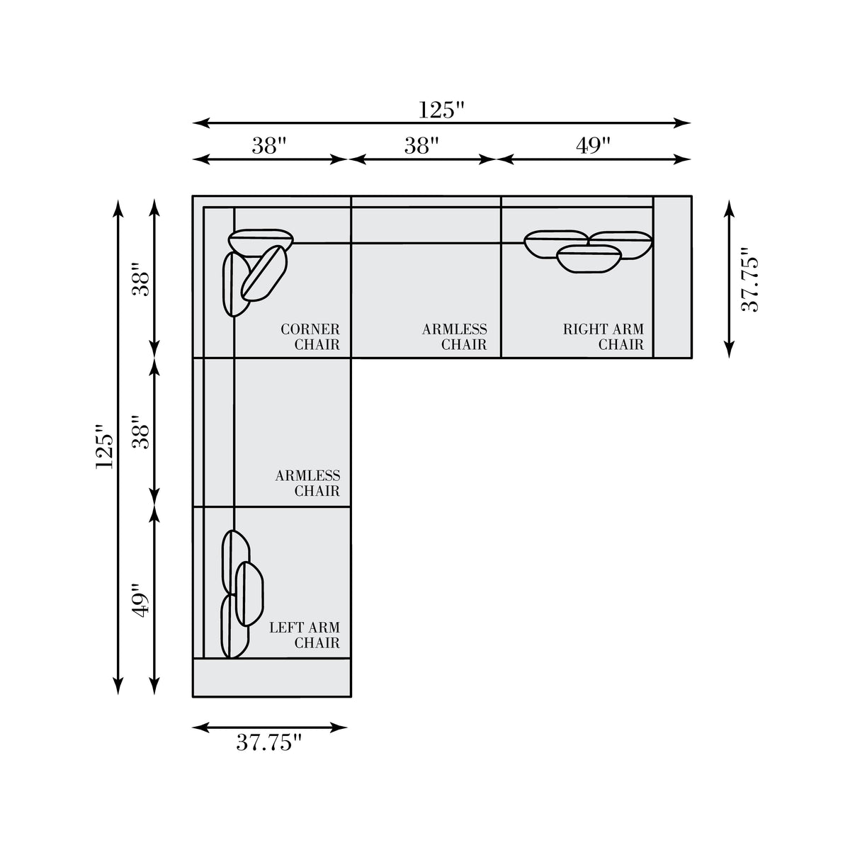 Vista Fabric Sectional