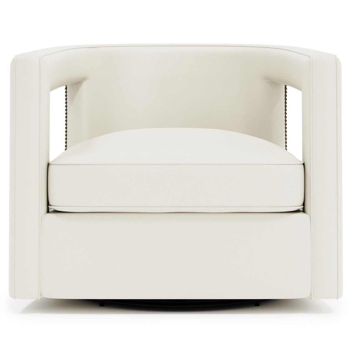 Alana Leather Swivel Chair