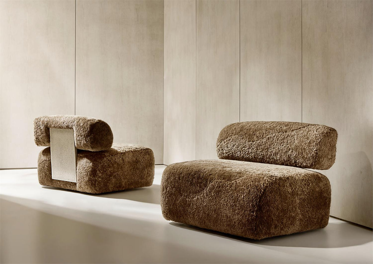 Paley Shearling Swivel Chair