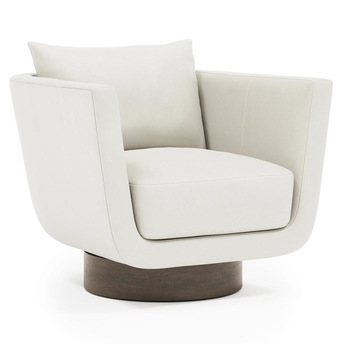Gemma Leather Swivel Chair