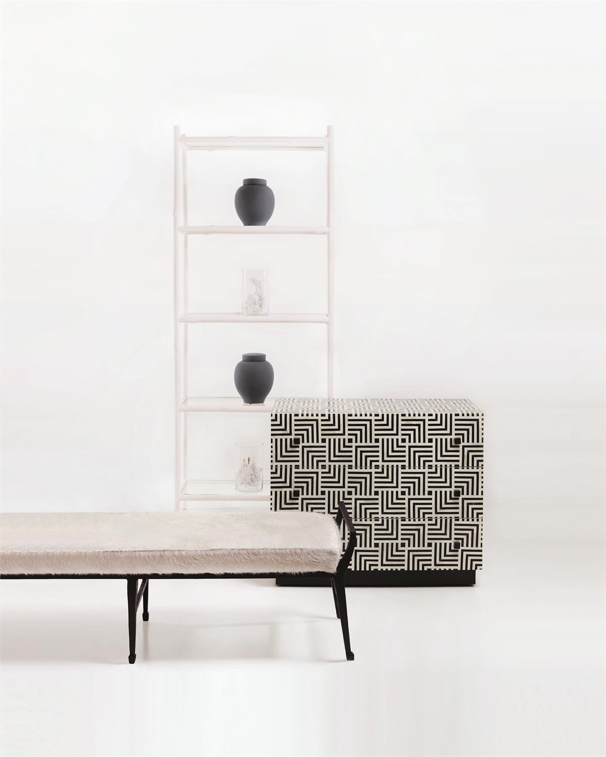 Mansfield Leather Bench