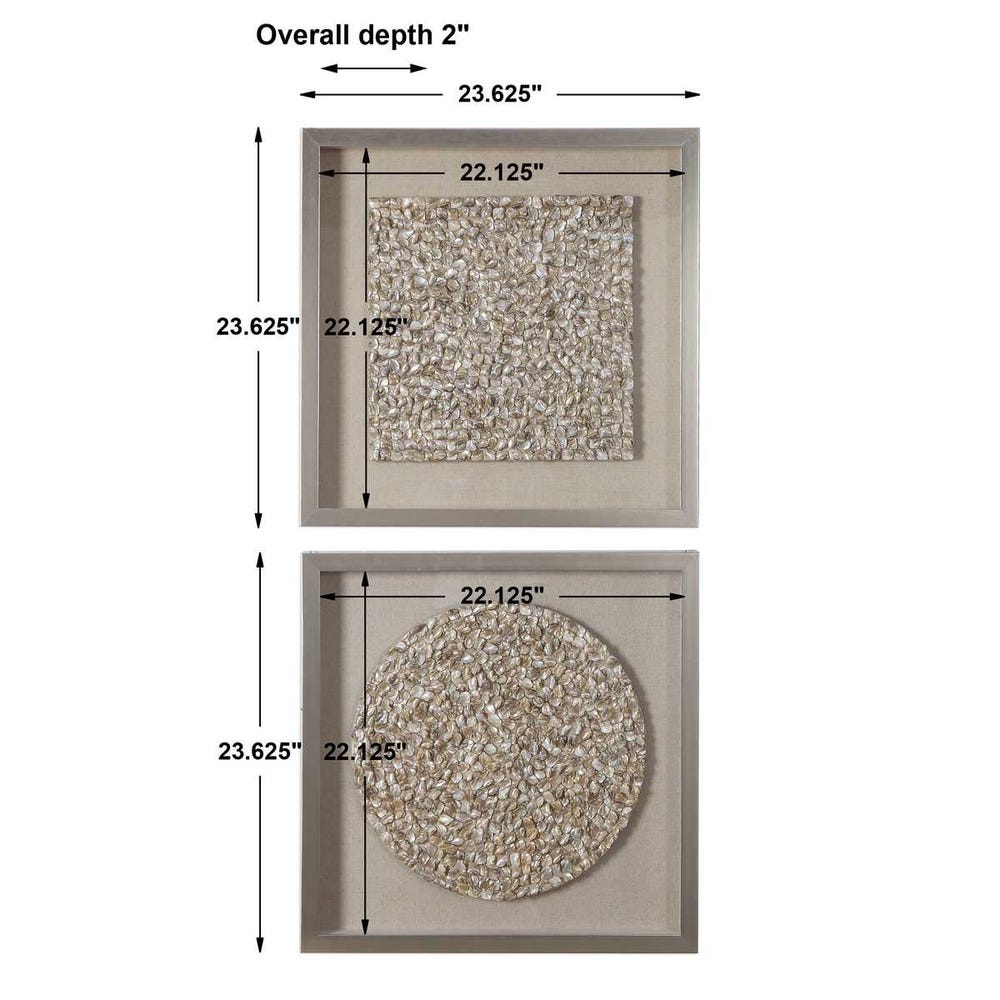 Arline Shadow Boxes, S/2
