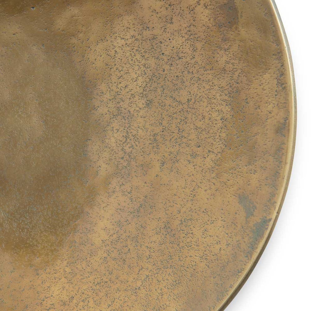 Aitana Metal Wall Decor - Antique Brass, S/3