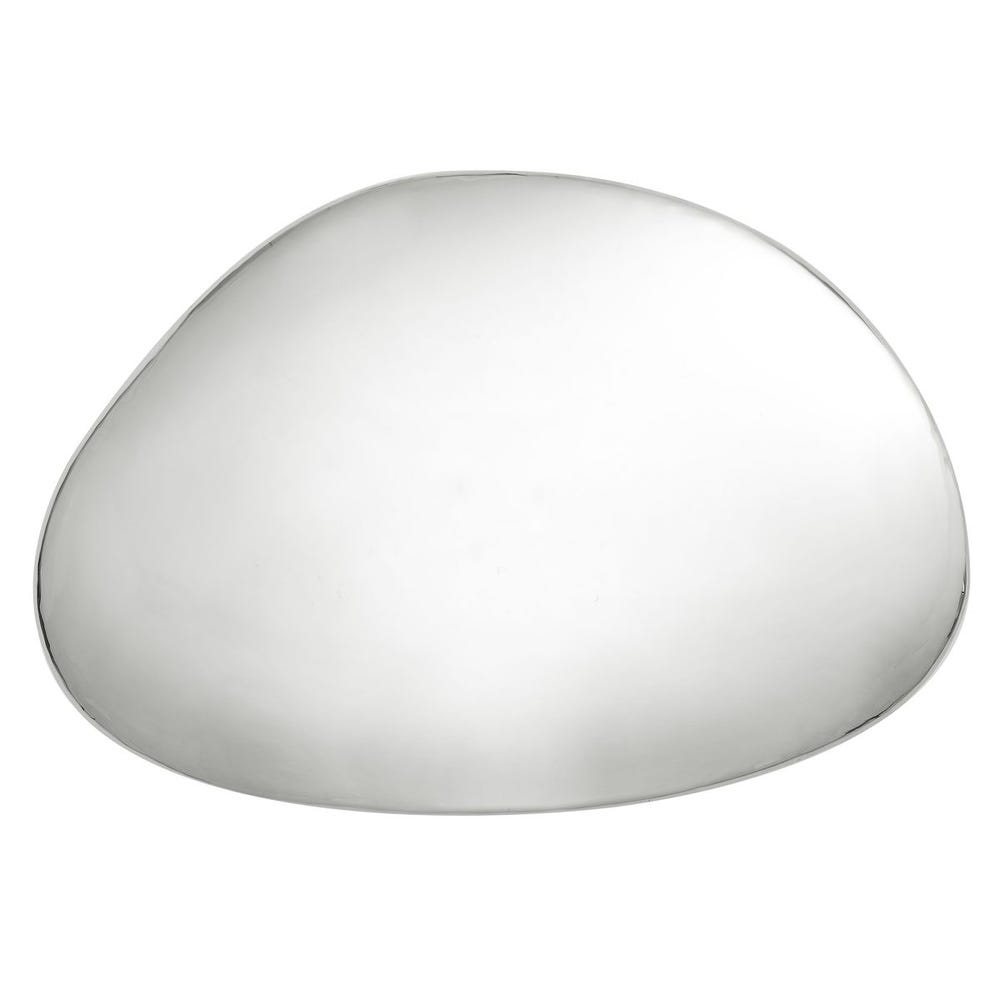 Jelly Bean Wall Sculpture - 26x38 Silver