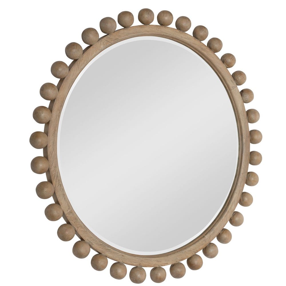 Brianza Round Mirror - 50 Natural