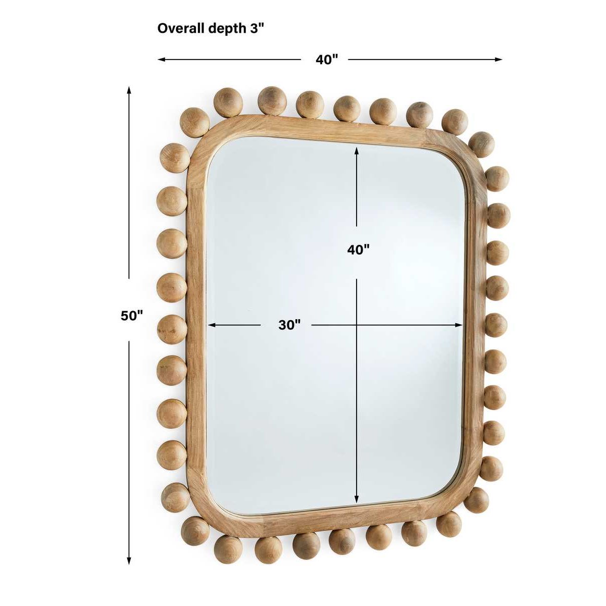 Brianza Mirror - 40x50 Natural
