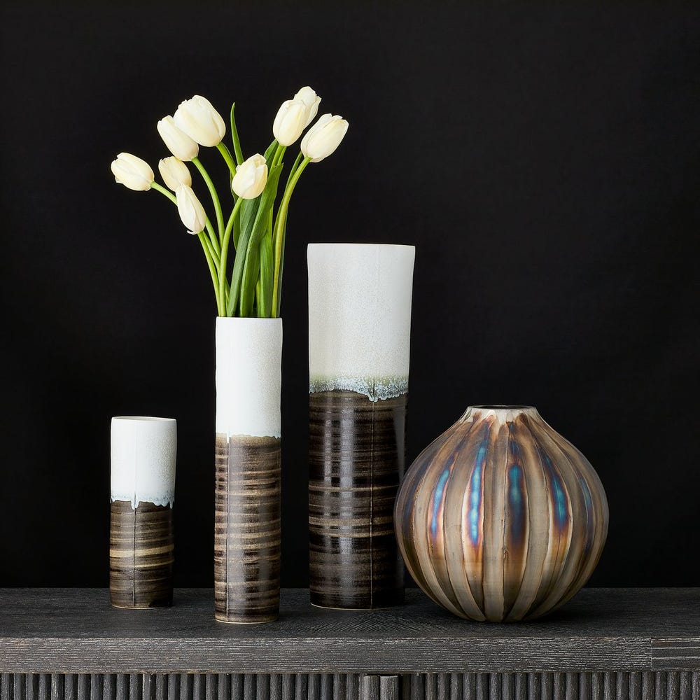 Ripple Vase - Bronze Small