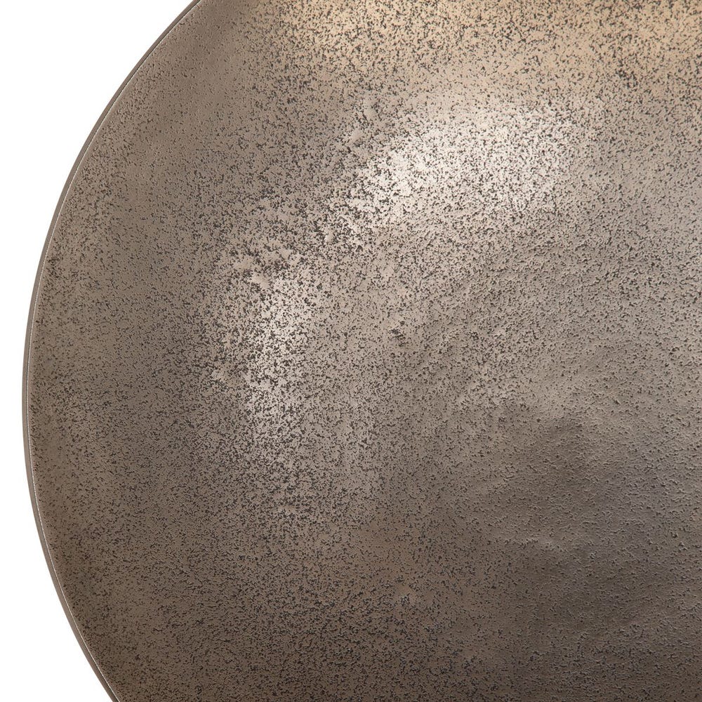 Aitana Metal Wall Decor/Bowl - Silver