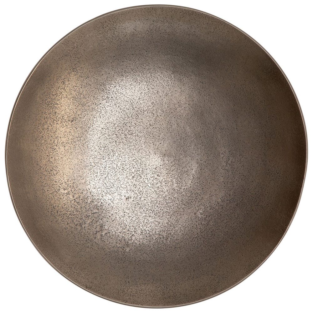 Aitana Metal Wall Decor/Bowl - Silver