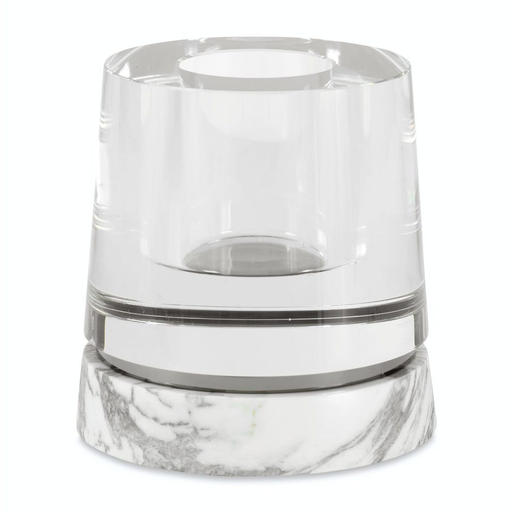 Optic Candleholder/Vase - Marble