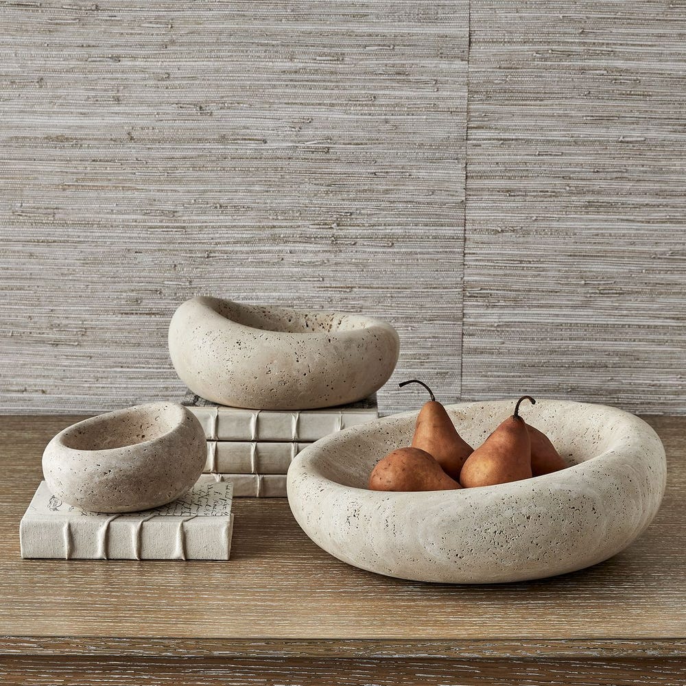 Swaddle Bowl - Travertine Large