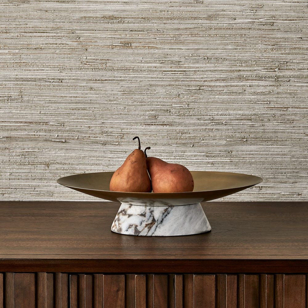 Coup de Grace Low Bowl - White Chocolate Marble