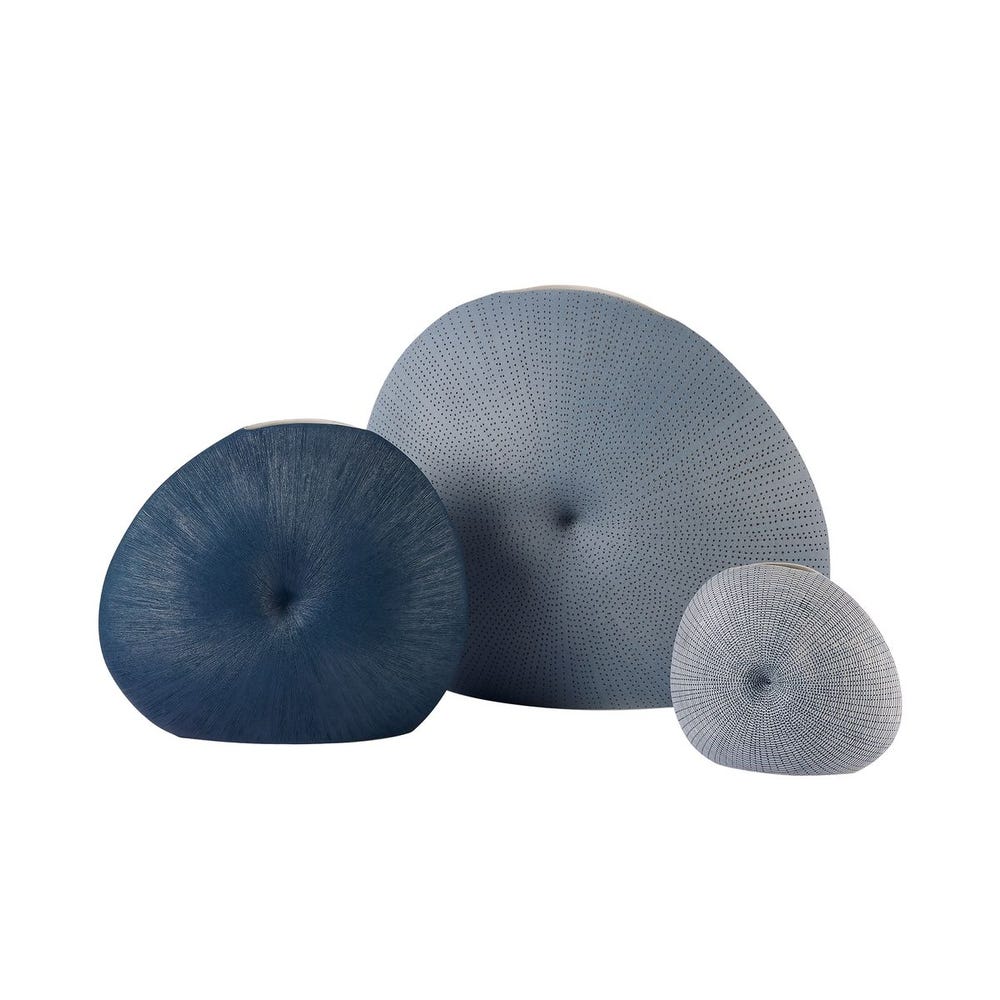 Pillow Vases - Denim, S/3