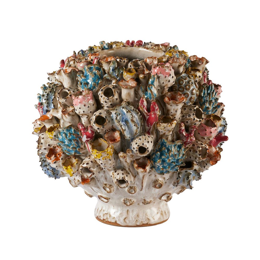 Sea Garden Ball Vase