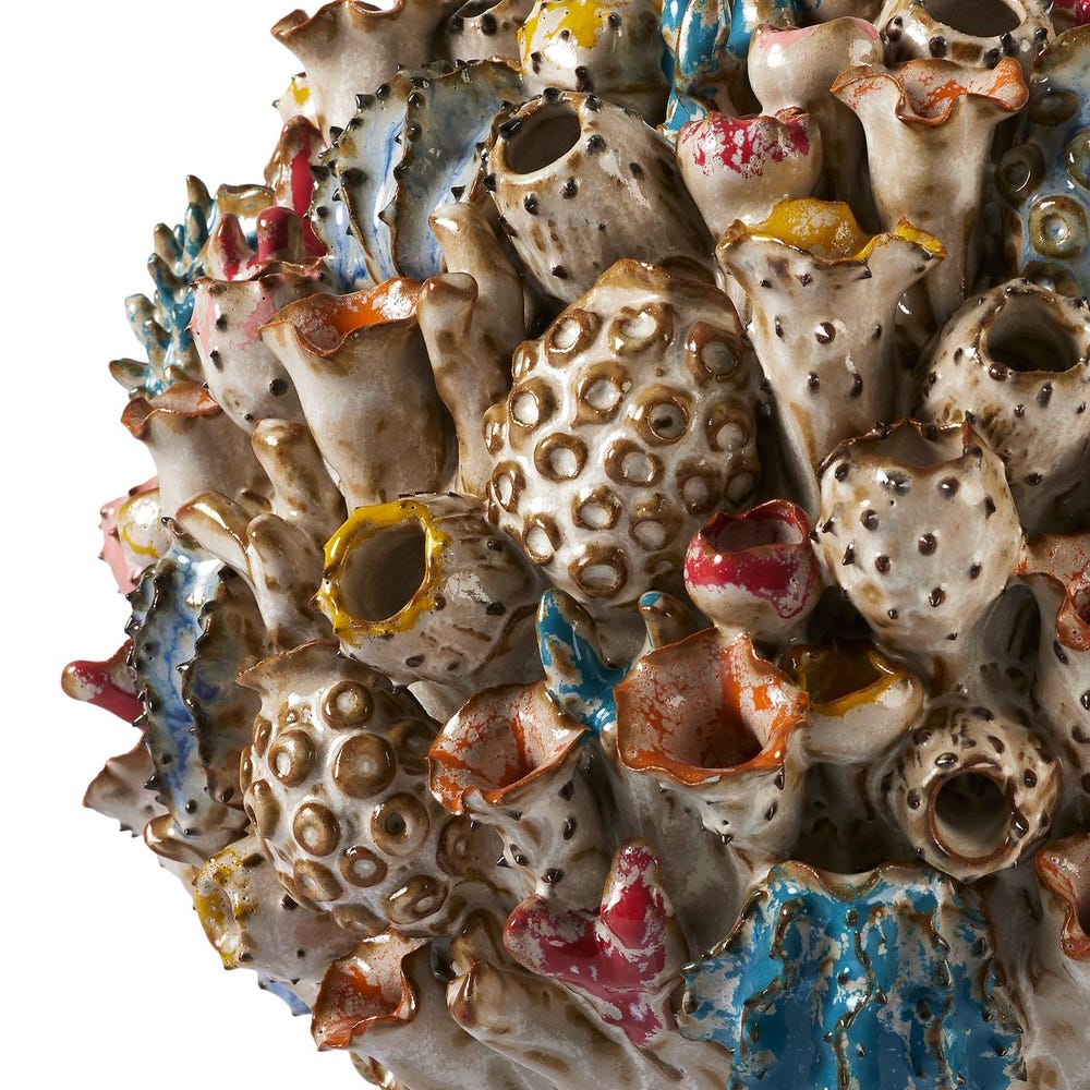 Sea Garden Ball Vase