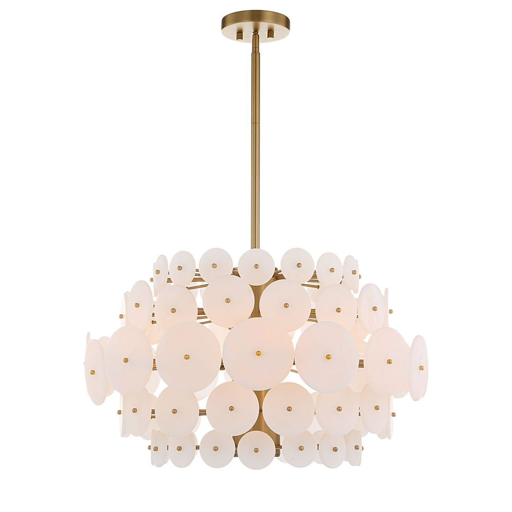 Alabaster Radiance, 8 Lt Pendant