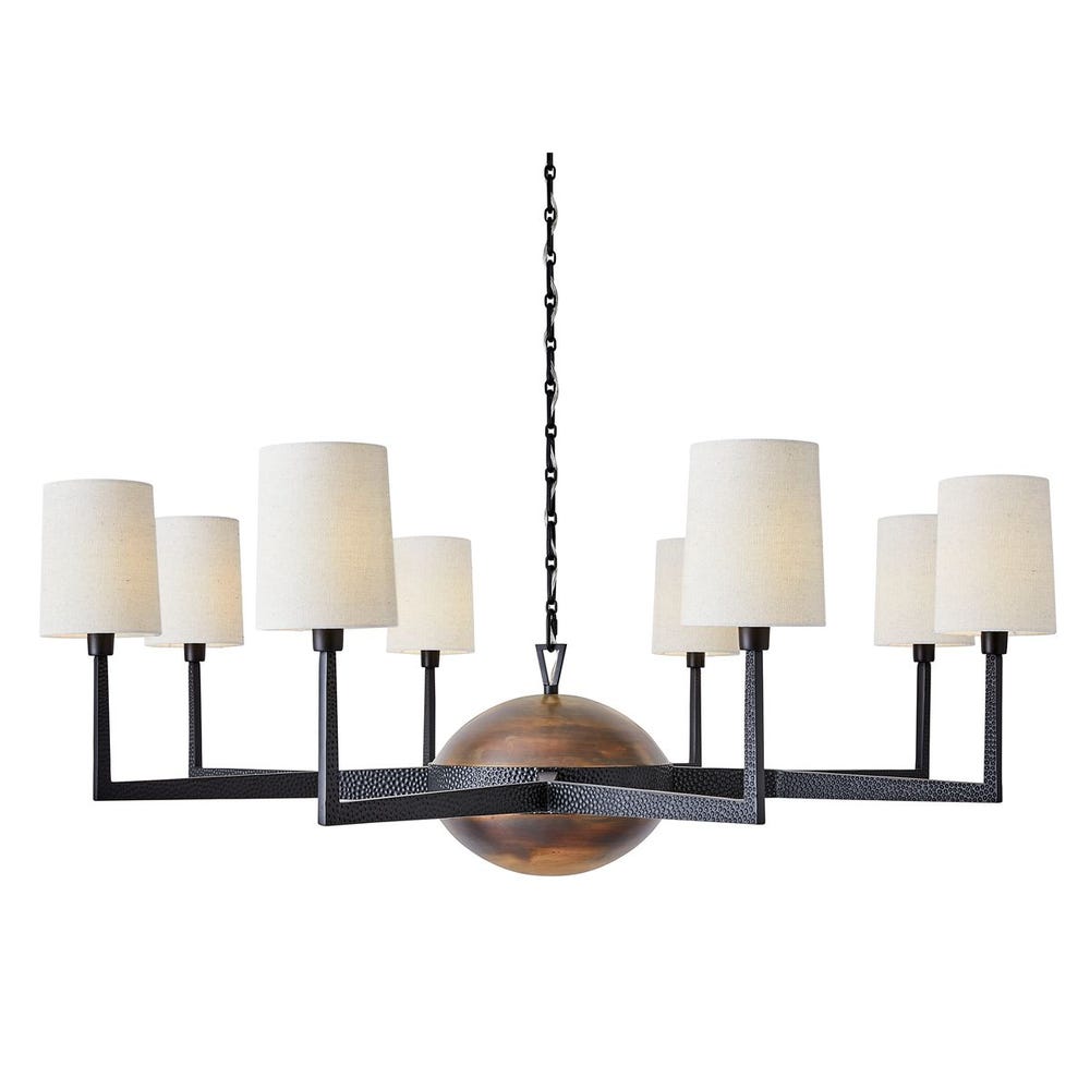 Open Arms, 8 Lt Chandelier