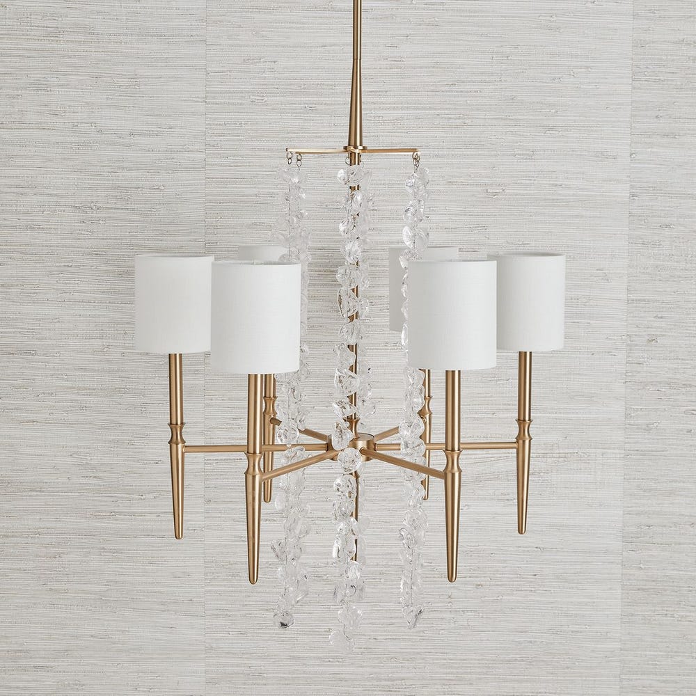Waterfall, 6 Lt Chandelier