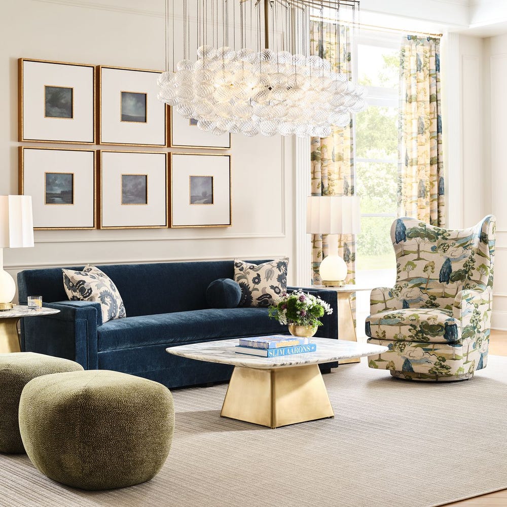 Bubbles, 6 Lt Chandelier