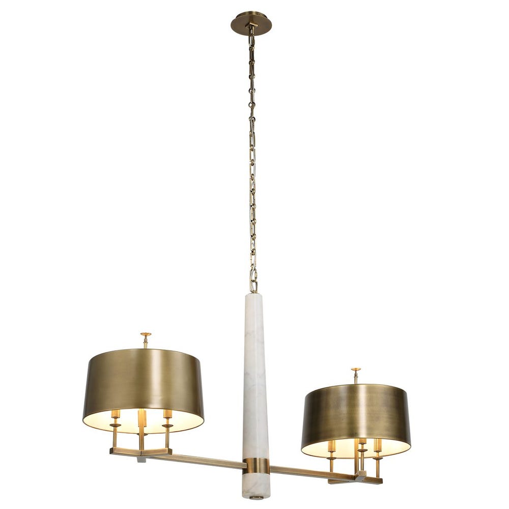 Double Shot, 6 Lt Chandelier