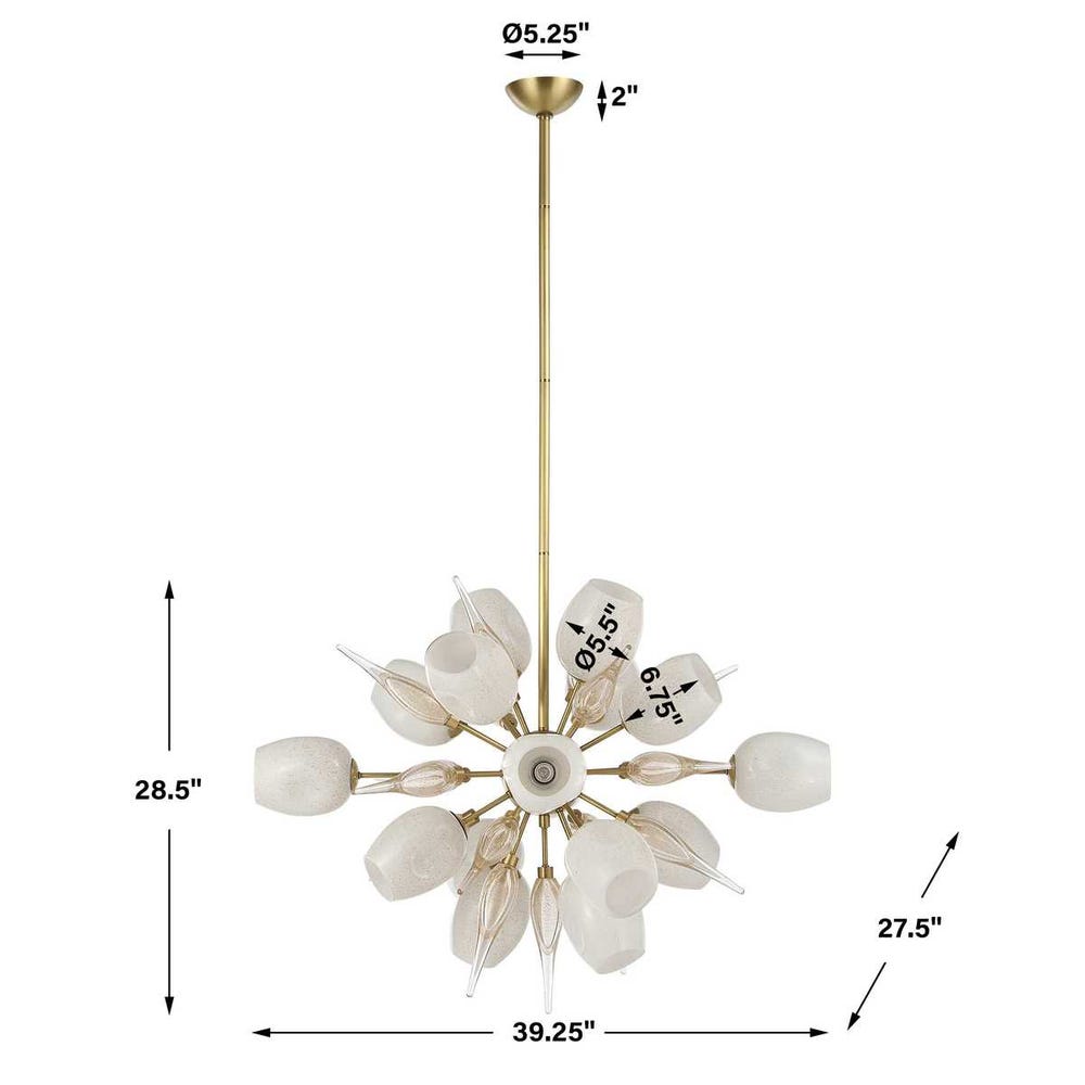 Casanova, 16 Lt Chandelier
