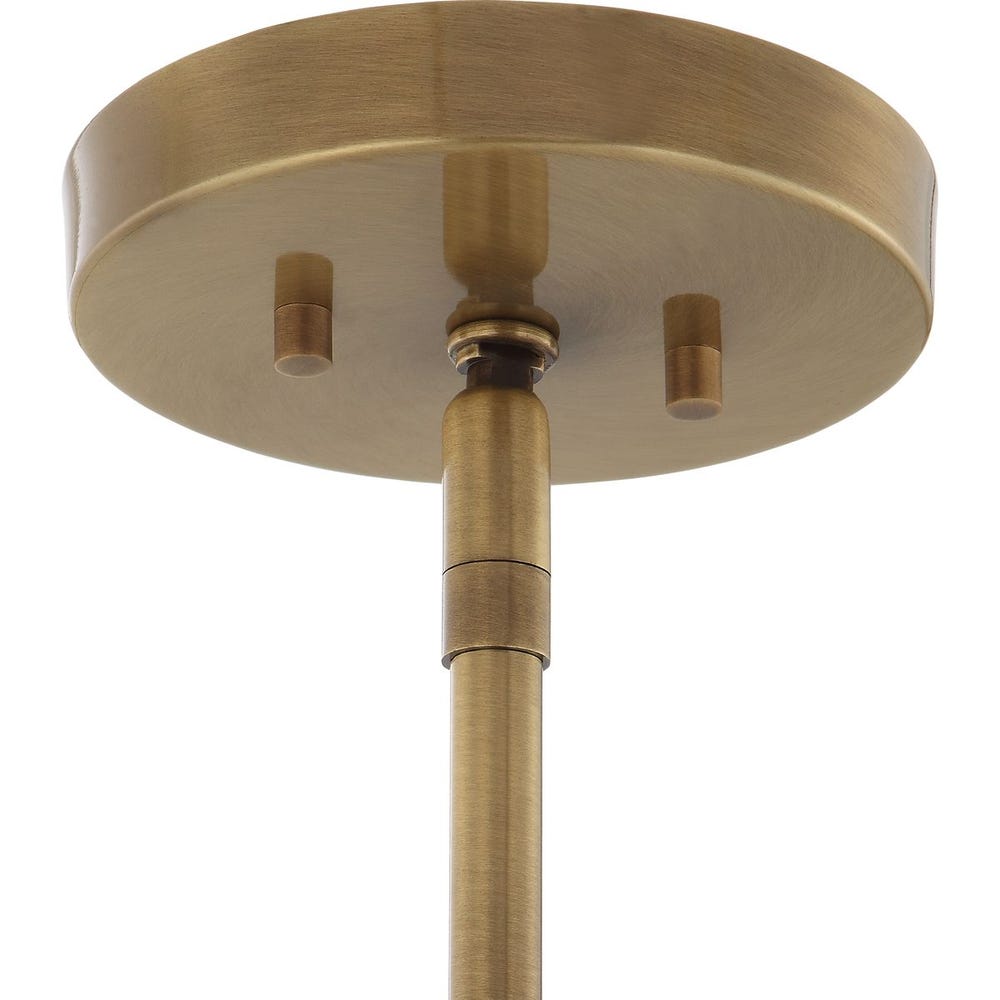 Leather Classic, 4 Lt Pendant - White