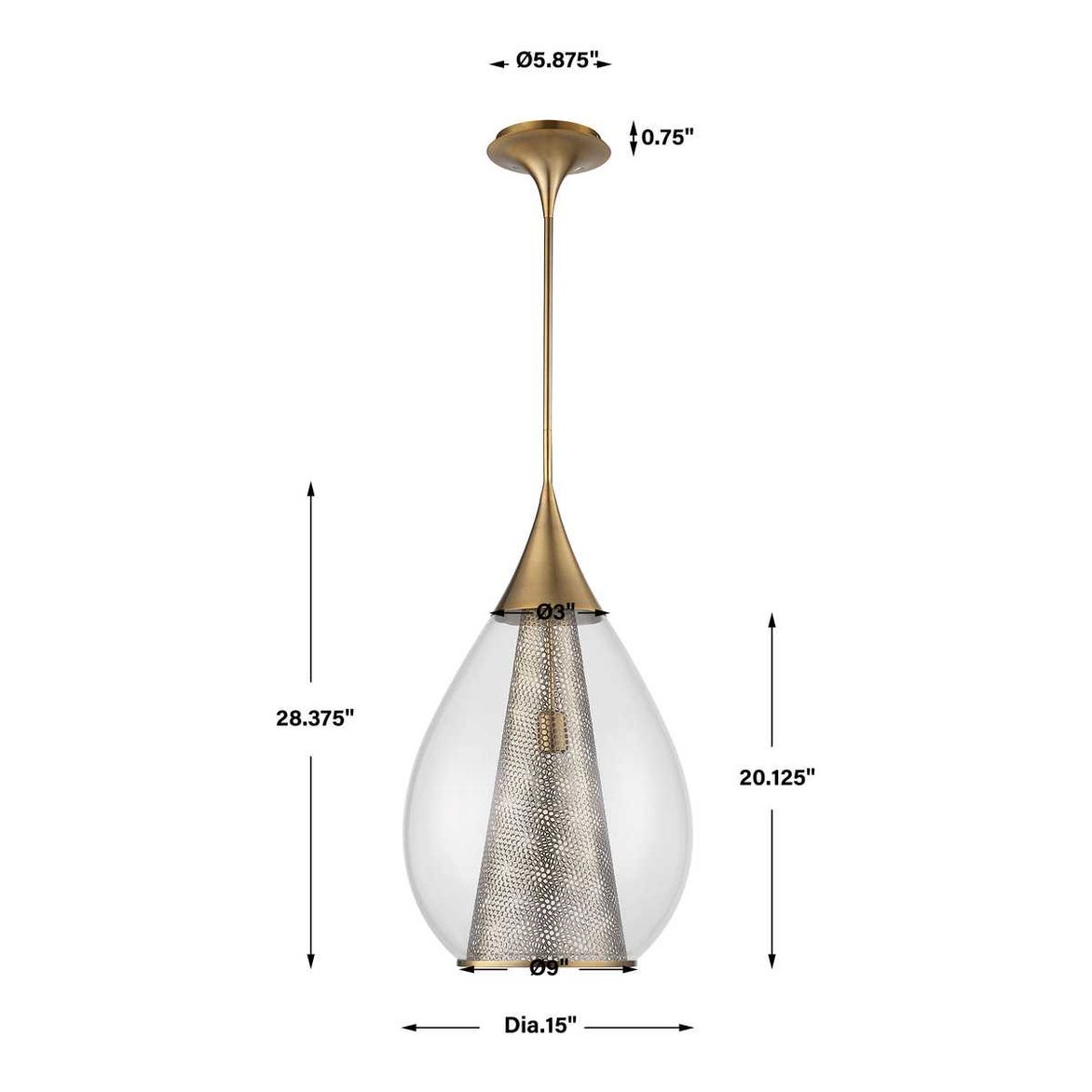 Big Drip, 1 Lt Pendant