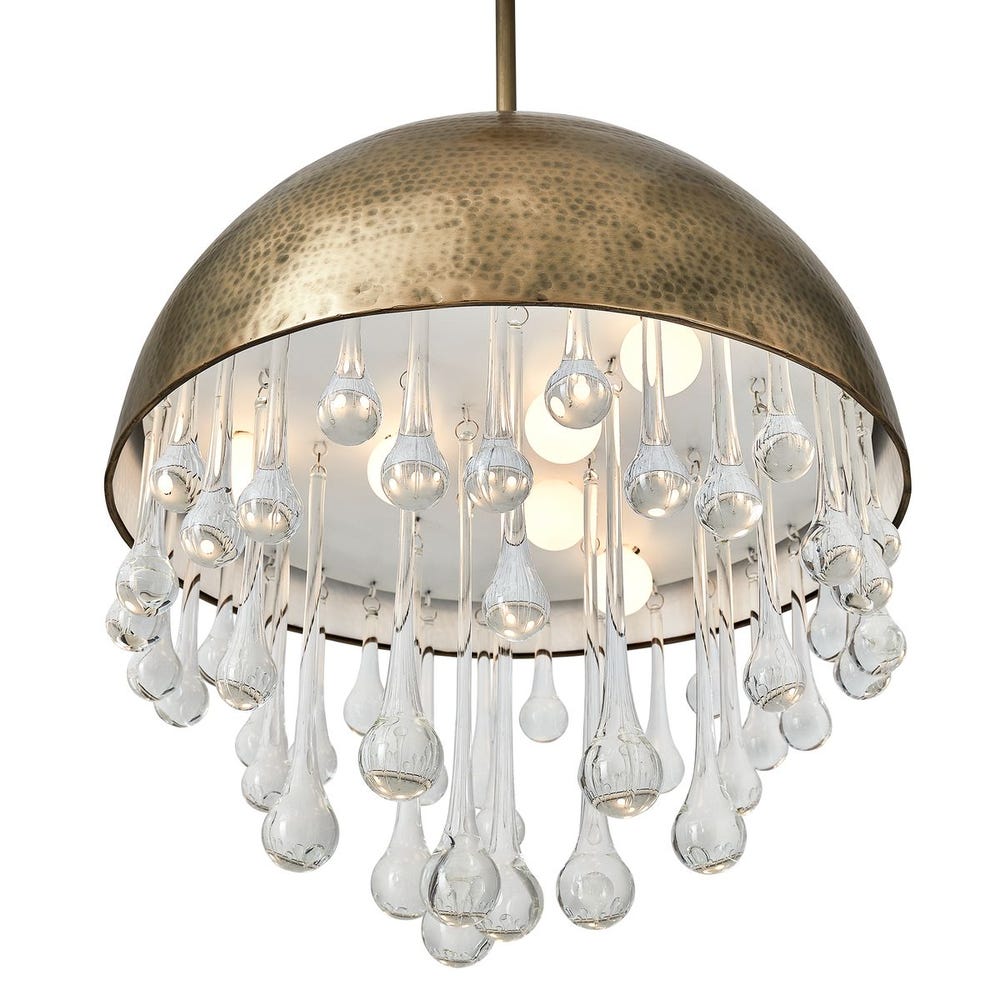 Downpour, 6 Lt Pendant - Round
