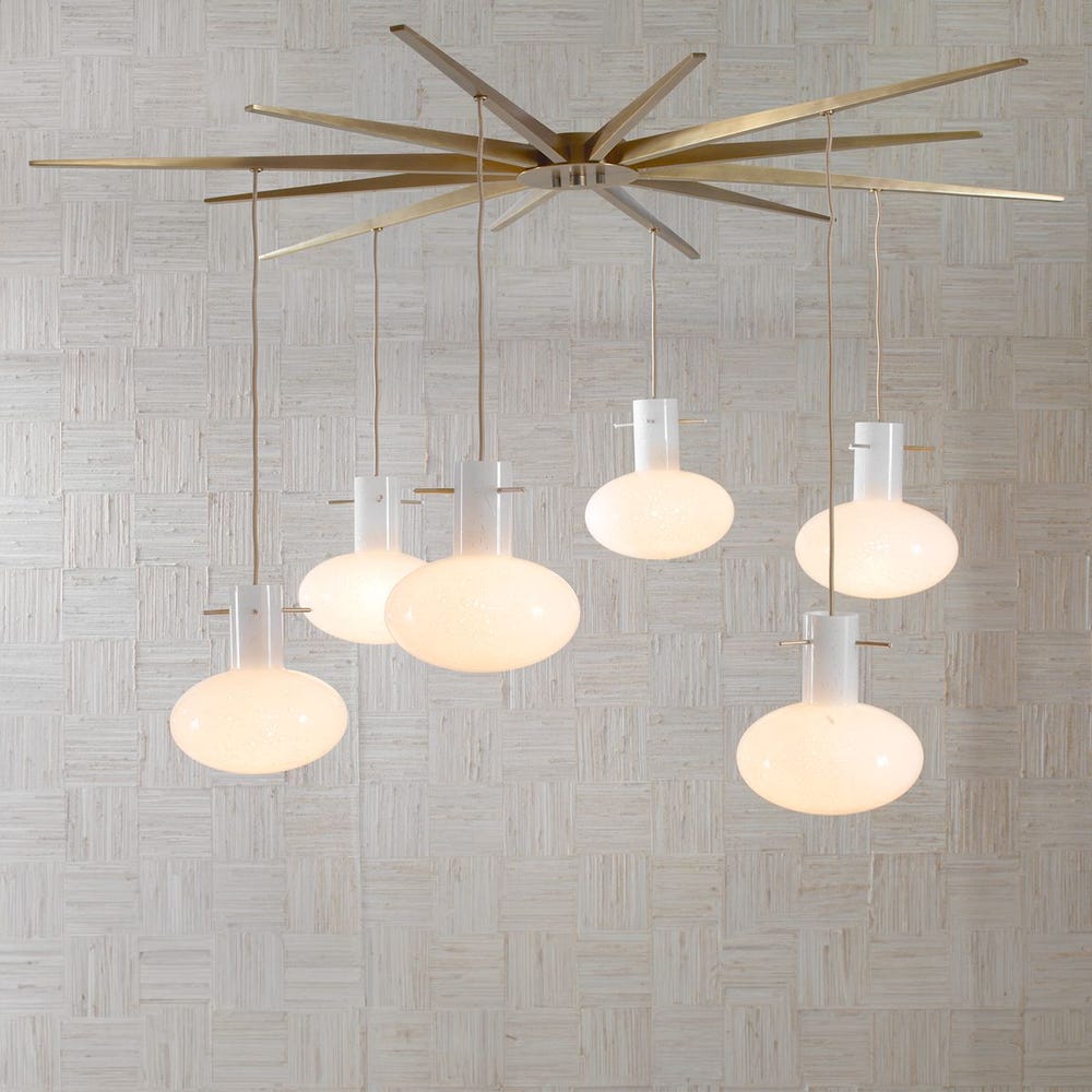 Superstar, 6 Lt Flush Pendant