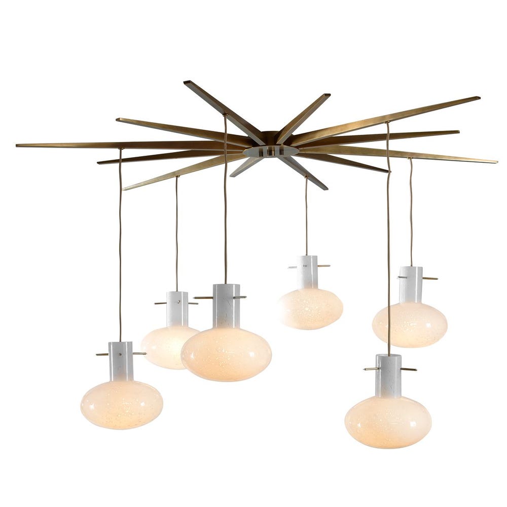 Superstar, 6 Lt Flush Pendant