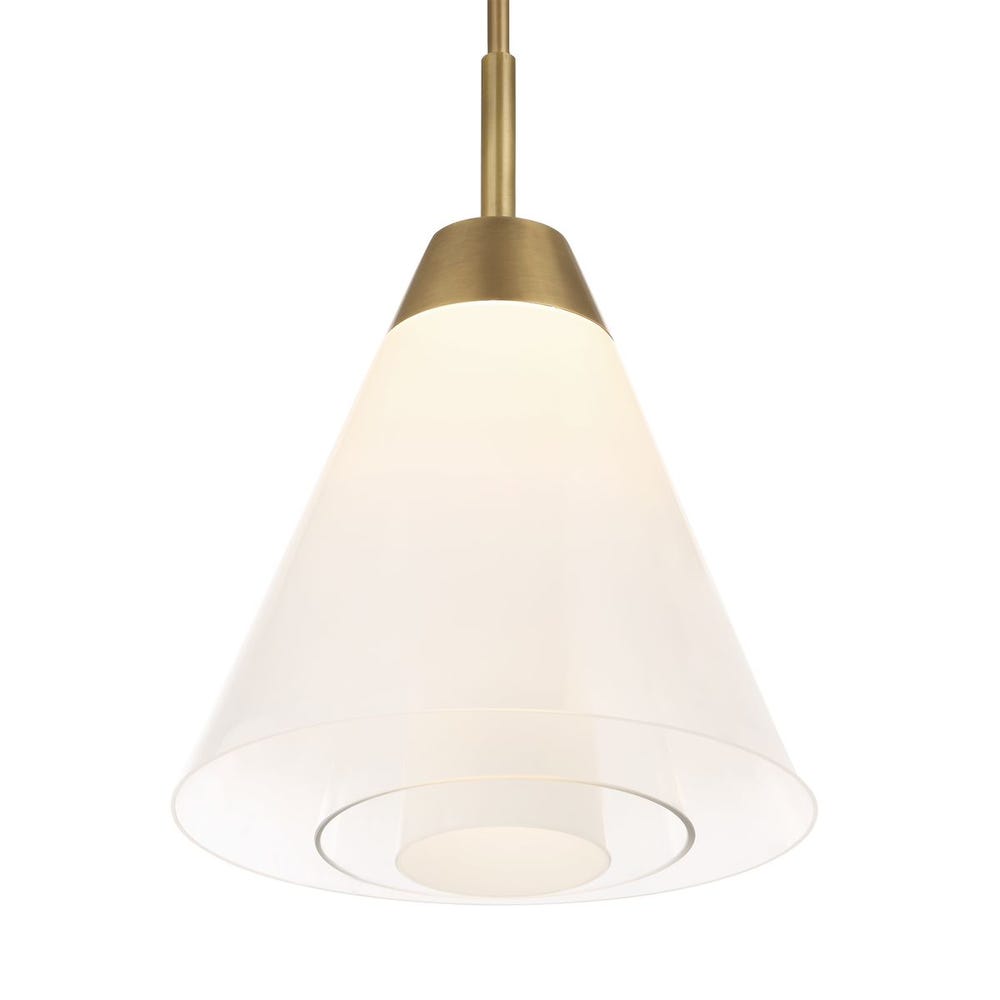 Tiered Ombre, 1 Lt LED Pendant