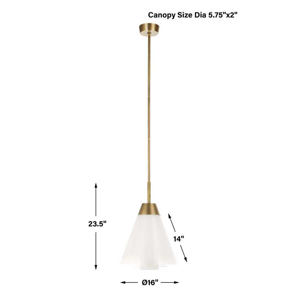 Tiered Ombre, 1 Lt LED Pendant