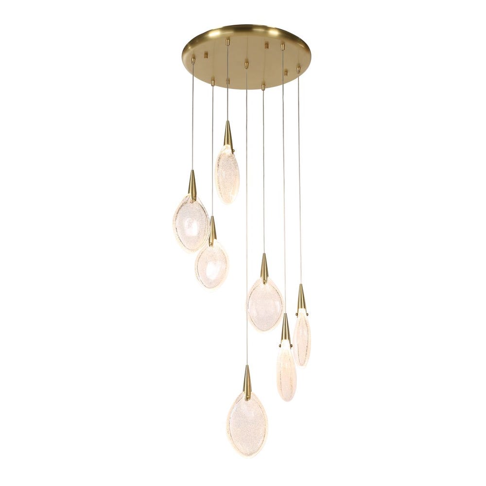Deluge, 7 Lt LED Round Pendant