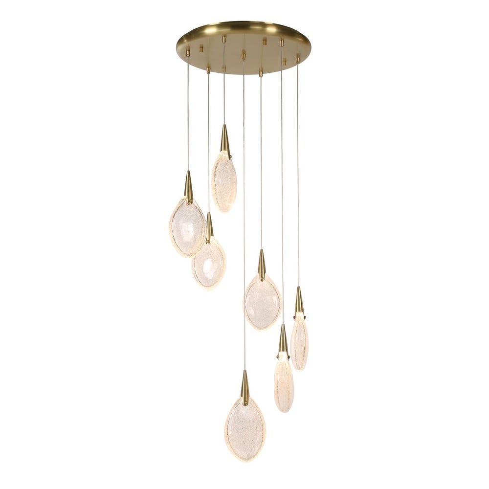 Deluge, 7 Lt LED Round Pendant