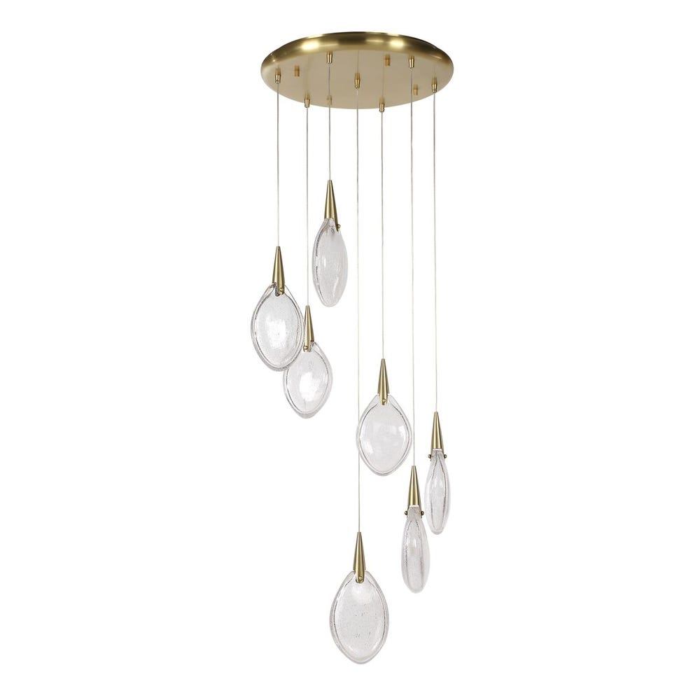 Deluge, 7 Lt LED Round Pendant
