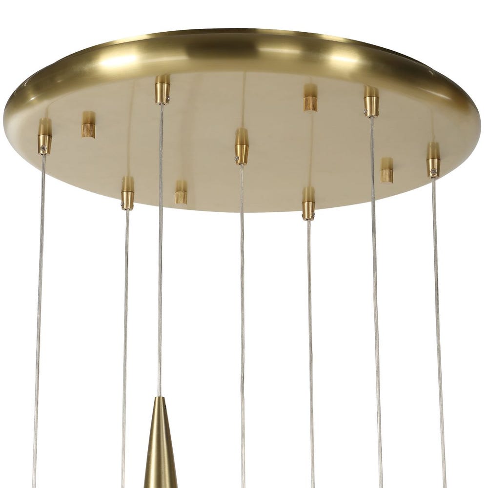 Deluge, 7 Lt LED Round Pendant