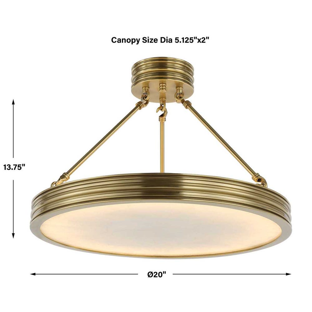 Newport, LED Semi-Flush Mount