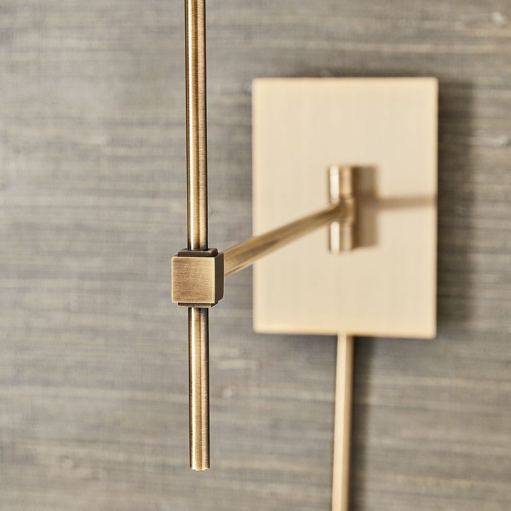 Swing Time, 1 Lt Sconce - Antique Brass, 2 Cartons