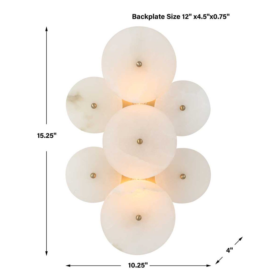 Alabaster Radiance, 2 Lt Sconce