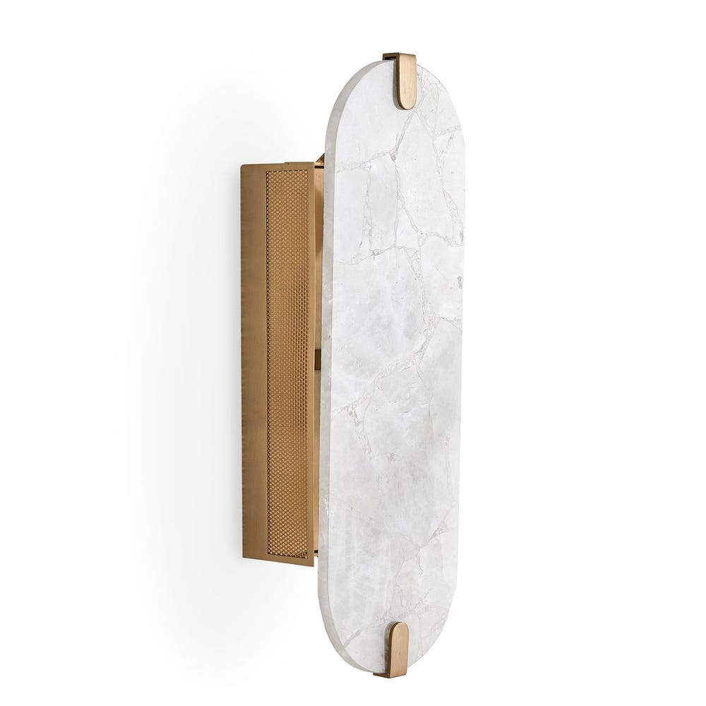 Lustrous, 2 Lt Sconce - Crystal