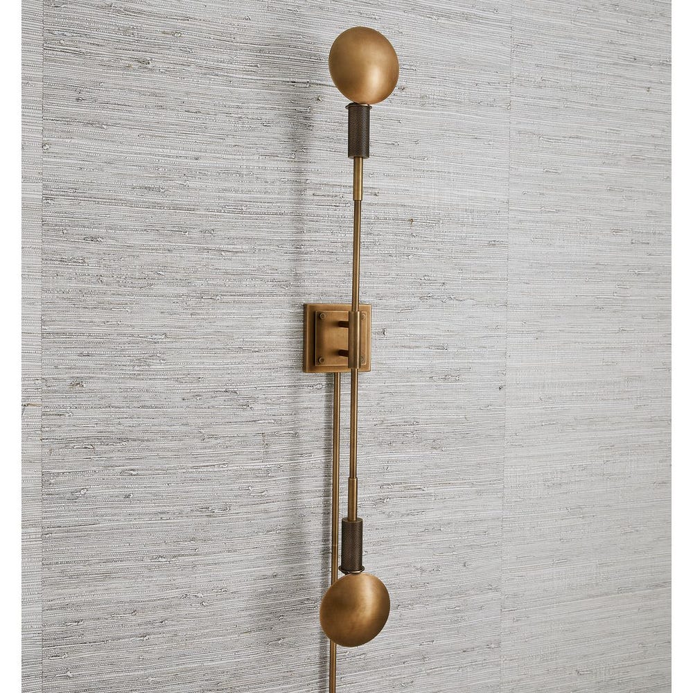 Polar, 2 Lt Sconce - Light Antique Brass