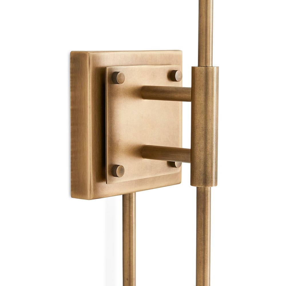 Polar, 2 Lt Sconce - Light Antique Brass
