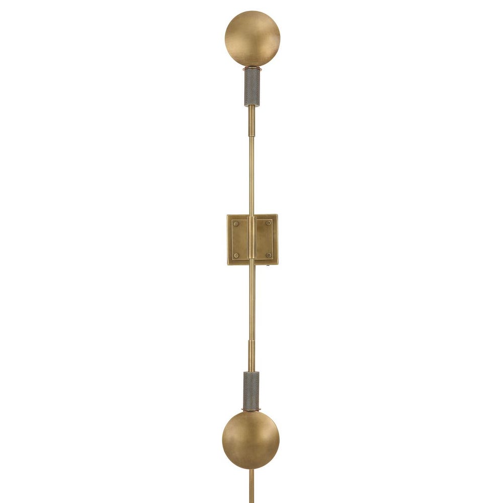 Polar, 2 Lt Sconce - Light Antique Brass