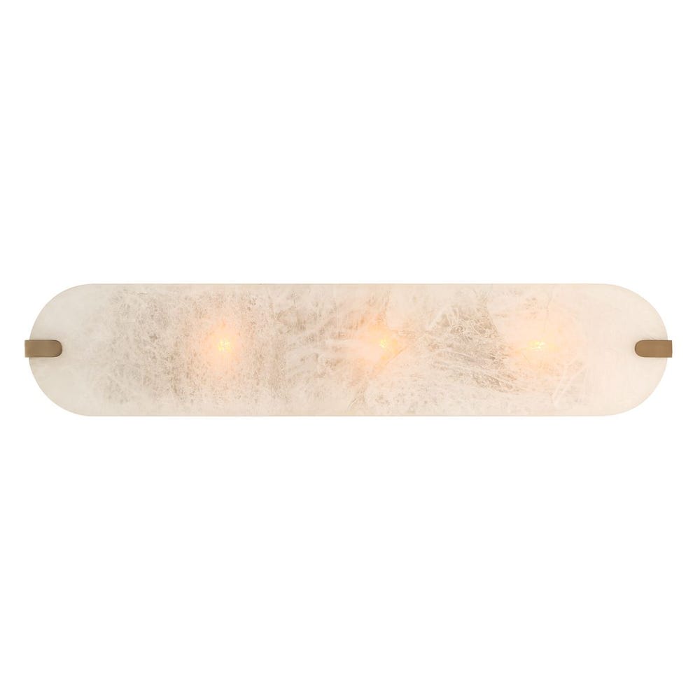 Lustrous, 3 Lt Sconce - Crystal