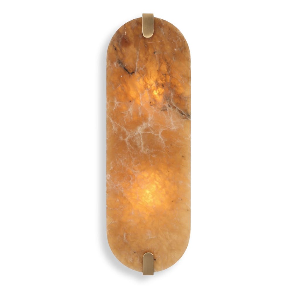 Lustrous, 2 Lt Sconce - Smoky Alabaster