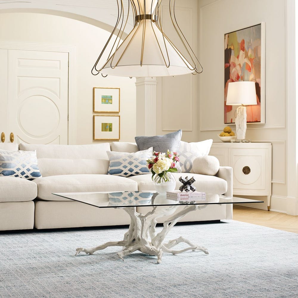 Big Sur Coffee Table - White, 2 Cartons