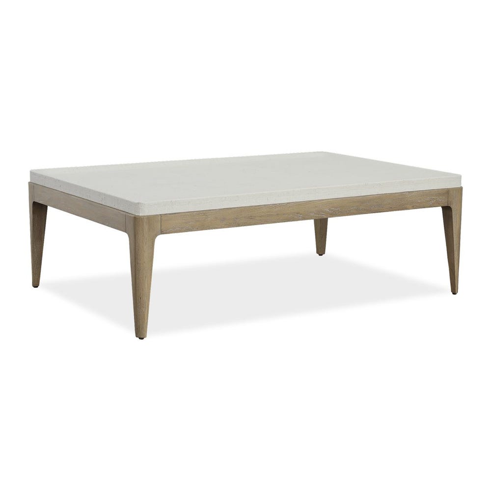 White Linen Coffee Table